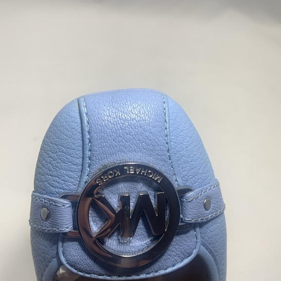 MICHAEL KORS Fulton Moccasin 40S5FUR1L in LT SKY, Leather in 8.5M - Picture 5 of 14